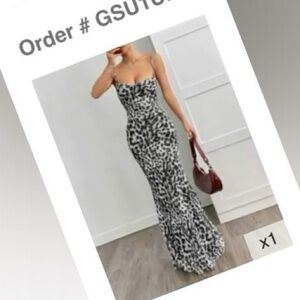 S t R e T c H Y LEOPARD print Dress